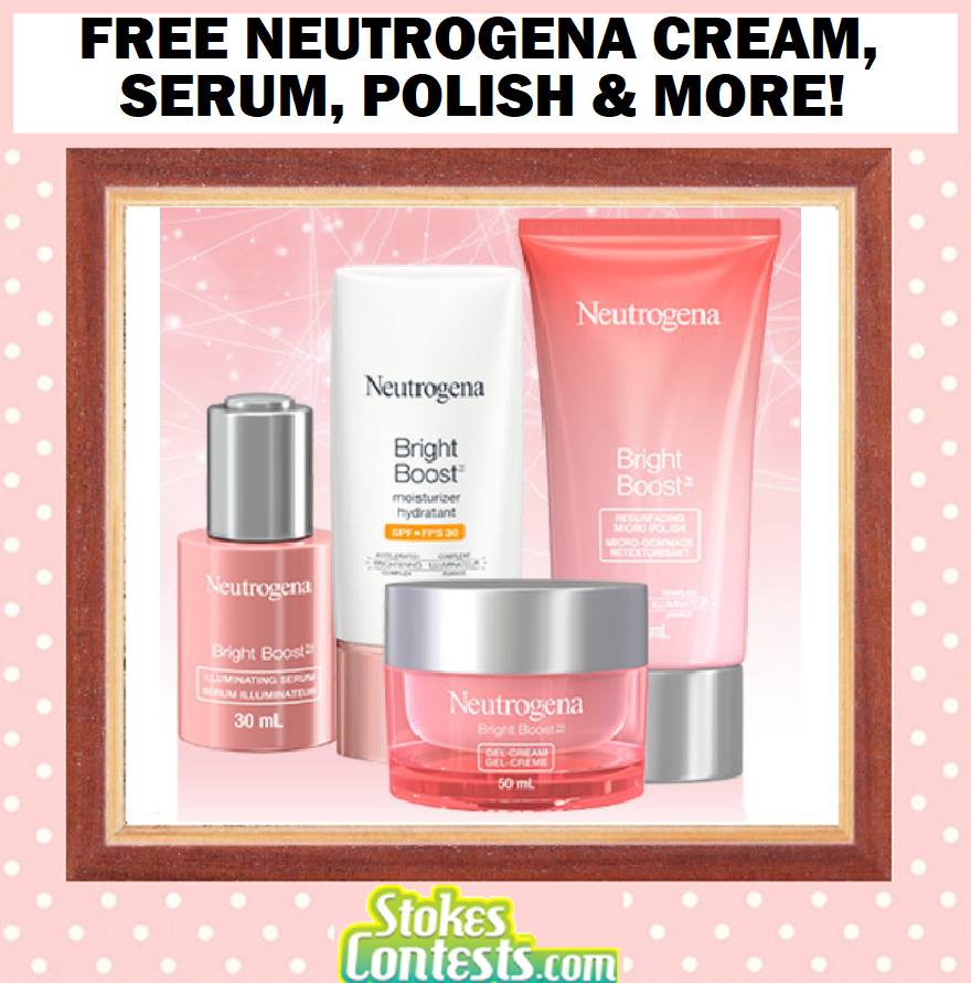 Image FREE Neutrogena Cream, Serum, Micro Polish & MORE!