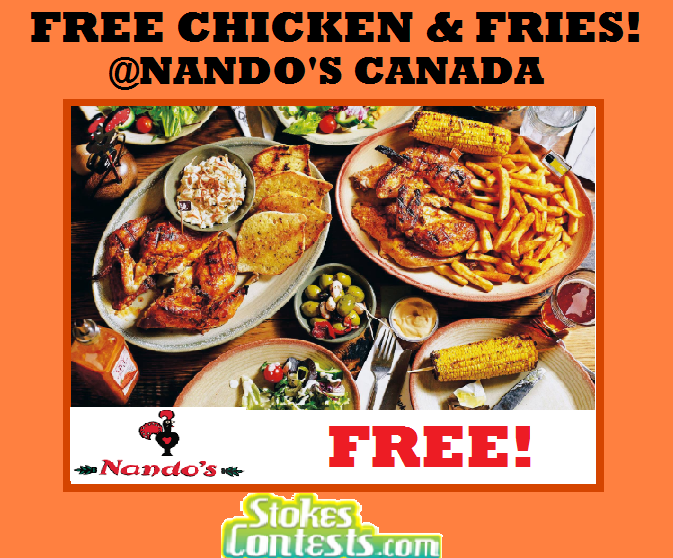 Image FREE Chicken & Fries! @Nando's Canada