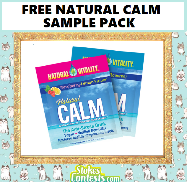 Image FREE Natural Calm Sample Pack.