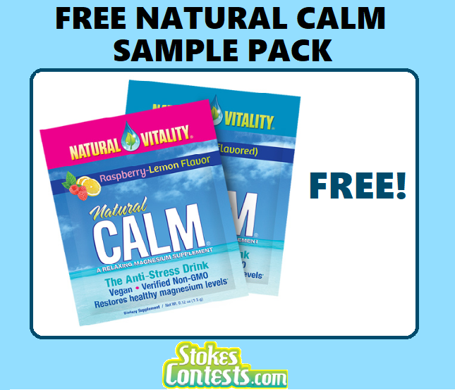 Image FREE Natural Calm Sample Pack