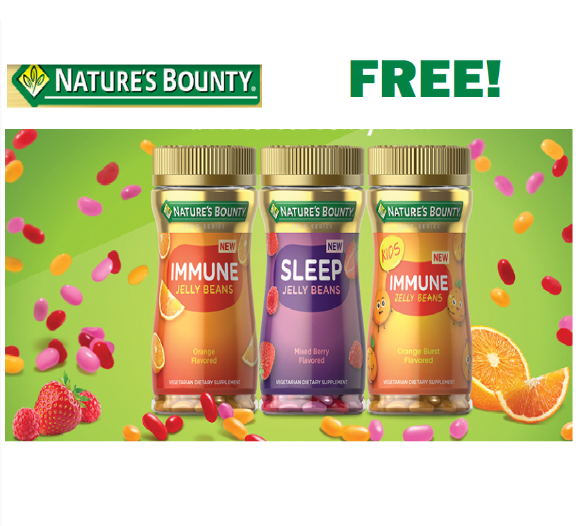 Image FREE Full-Size Nature's Bounty Jelly Bean Vitamins