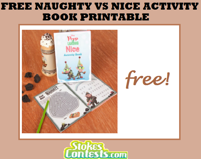 Image FREE Disney Naughty Vs Nice Activity Book Printable .