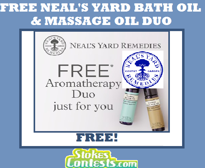 Image FREE Neal Yard's Bath Oil & Massage Oil Duo