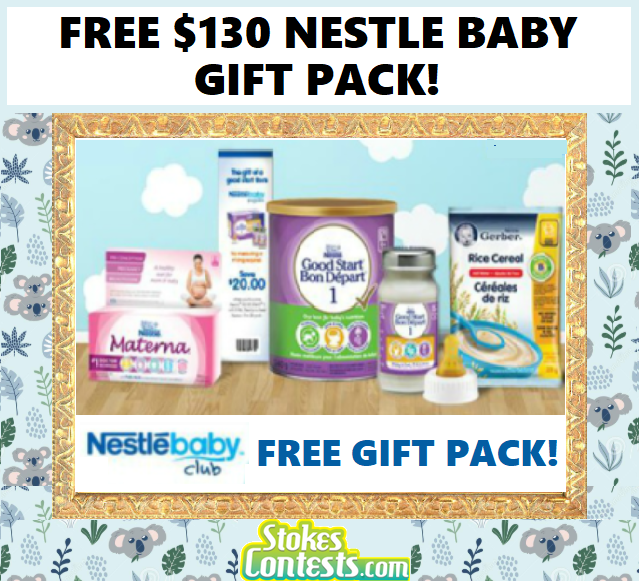 Image FREE $130 Nestle Baby Gift Pack