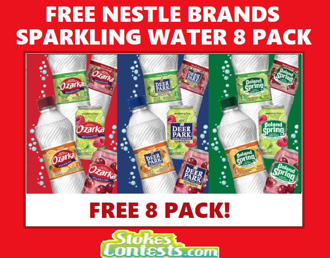 Image FREE Nestle Brands Sparkling Water 8 PACK