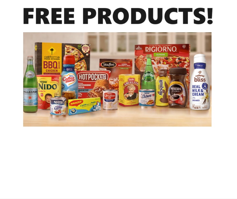 Image FREE Food & Beverage Products by Nestle