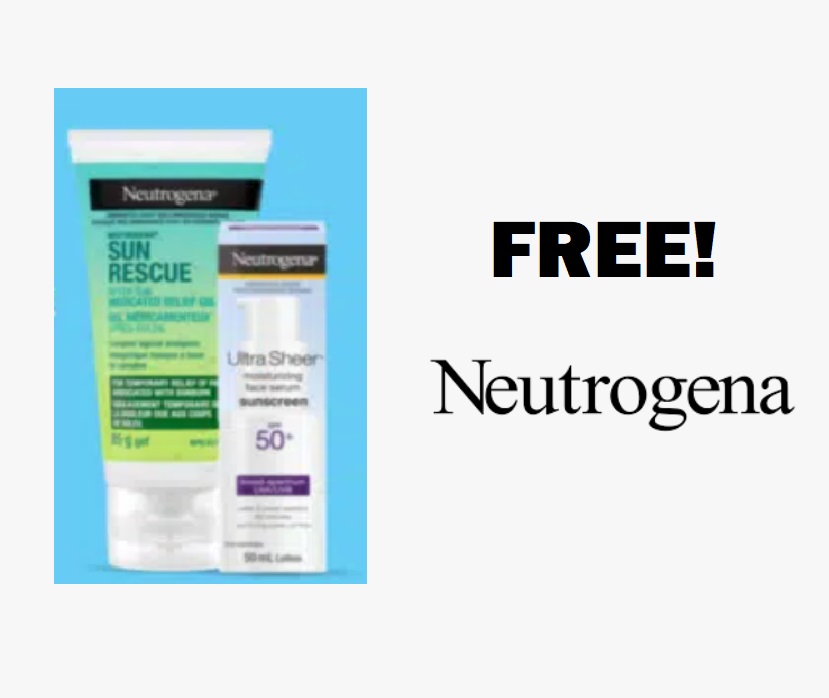 Image FREE Neutrogena Sunscreen & FREE Neutrogena Sun Relief