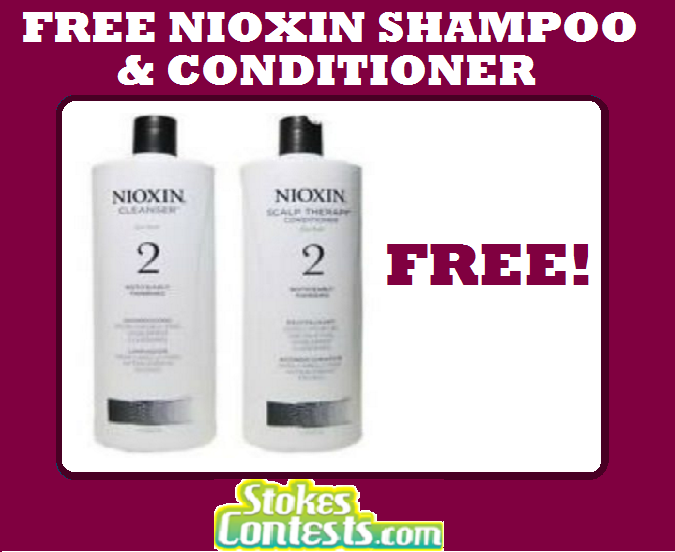 Image FREE NIOXIN Shampoo & Conditioner Samples