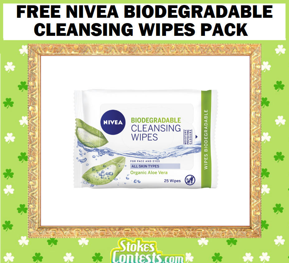 Image FREE Nivea Biodegradable Cleansing Wipes Pack