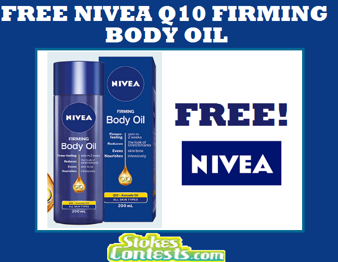 Image FREE NIVEA Q10 Firming Body Oil Opportunity 