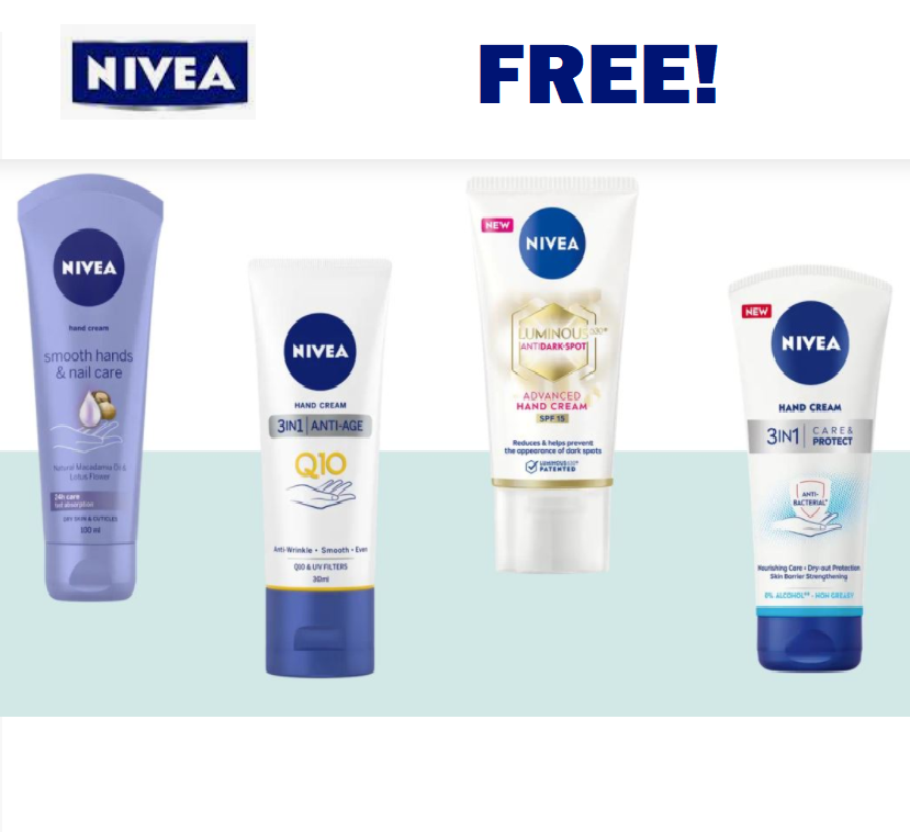 Image FREE Nivea Hand Cream Products