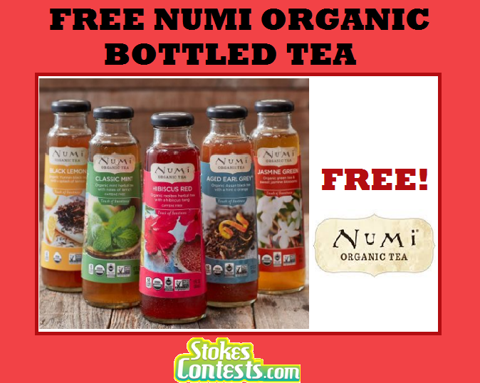 Image FREE Numi Organic Bottled Tea