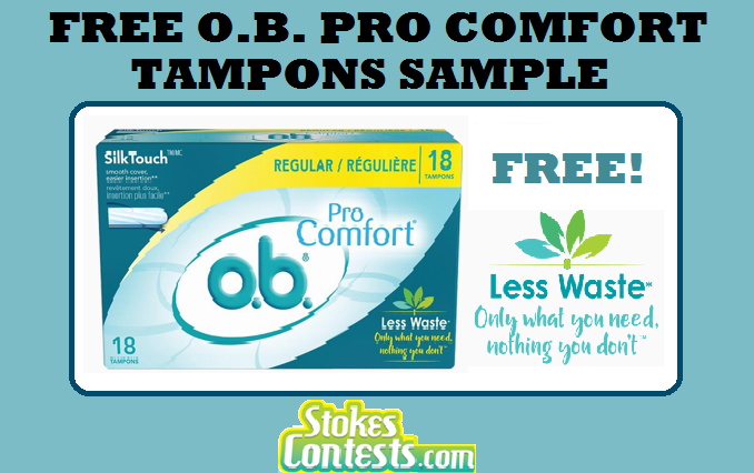 Image FREE O.B. Pro Comfort Tampons sample