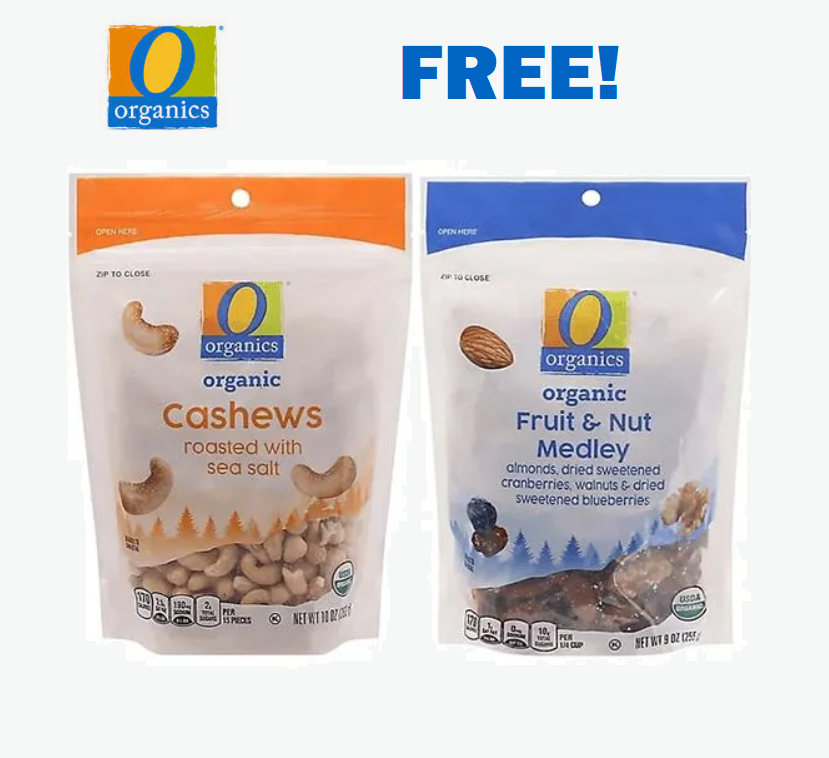 Image FREE O Organics Snacking Nuts