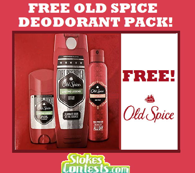 Image FREE Old Spice Deodorant Pack