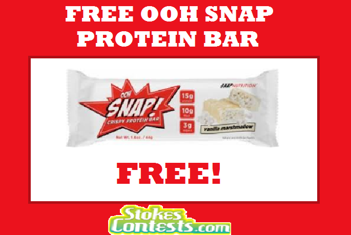 Image FREE OOH SNAP Protein Bar 