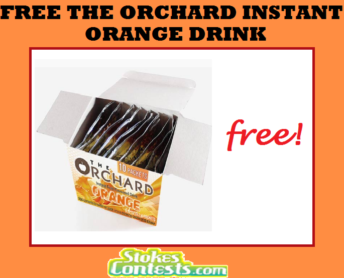 Image FREE The Orchard Instant Orange Drink