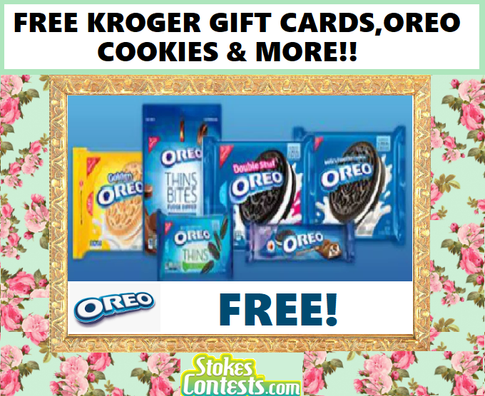 Image FREE Kroger Gift Cards,FREE Oreo Family Pack & 7,680 WINNERS!