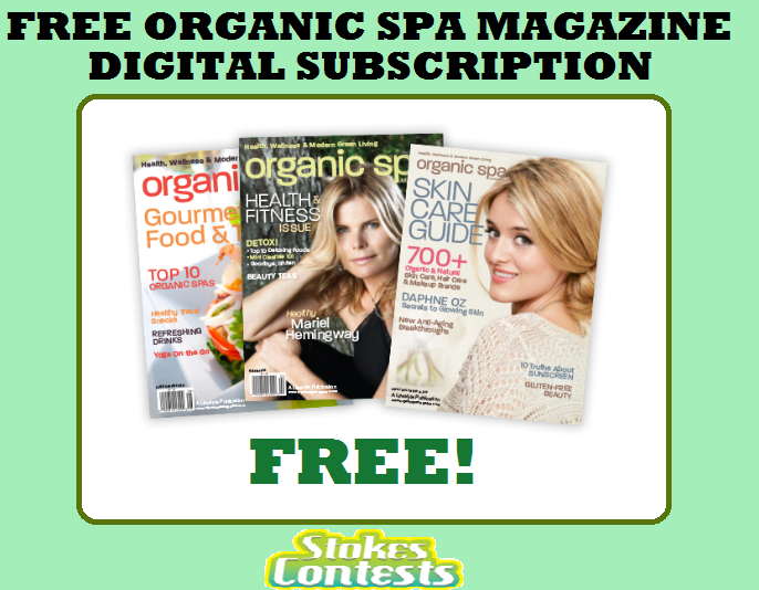 Image FREE Organic Spa Digital Subscription
