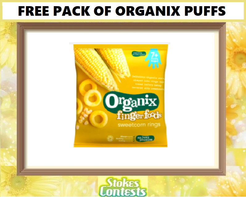 Image FREE Pack of Organix Puffs