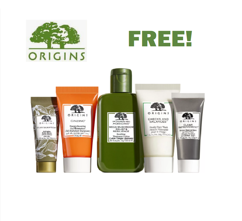 Image FREE Origins Skincare Products