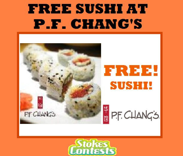 Image FREE Sushi at P.F. Chang's