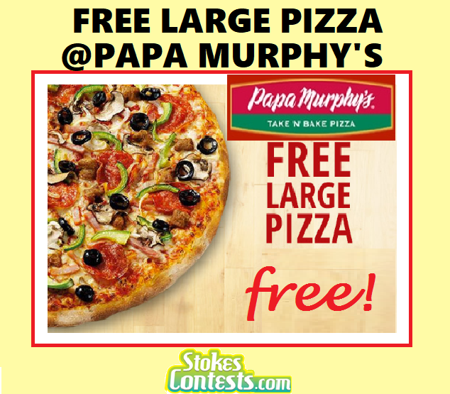Image FREE Large Pizza @Papa Murphy's