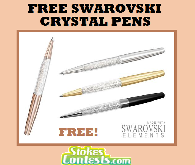 Image FREE Swarovski Crystals Pens