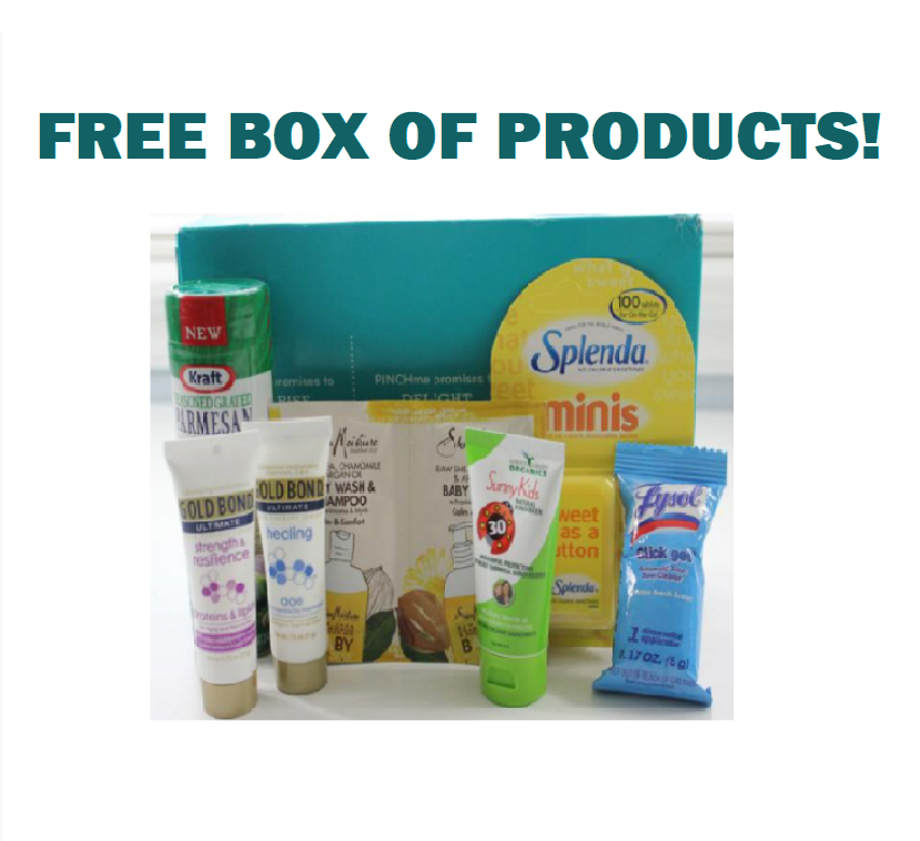 Image ..FREE Full-Size Samples Box from Pinchme