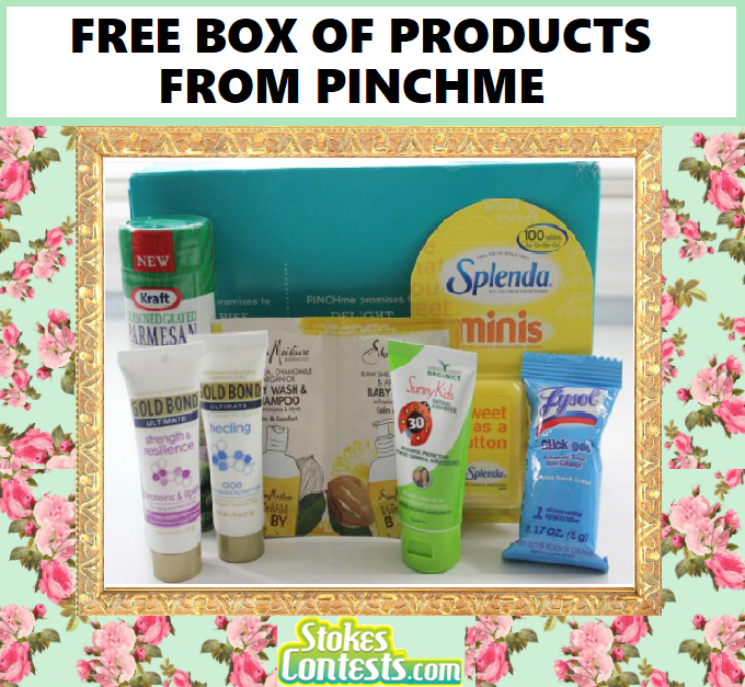 Image FREE BOX of Full Sized Samples From Pinchme!