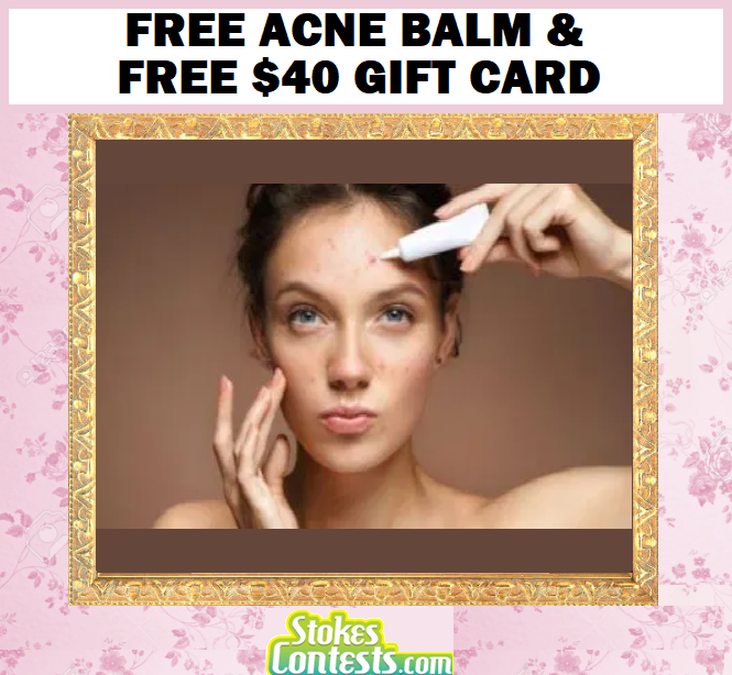 Image FREE Acne Balm & FREE $40 Gift Card