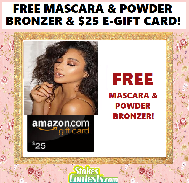 Image FREE Mascara & Powder Bronzer PLUS $25 Amazon Gift Card!