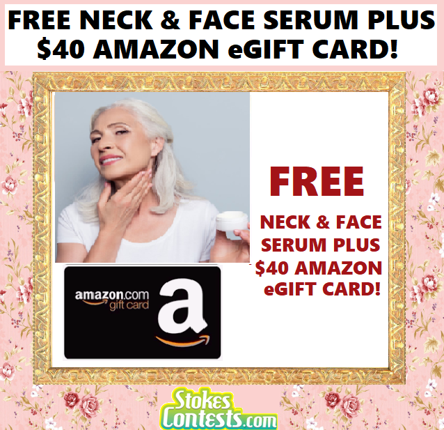 Image FREE Face & Neck Serum PLUS $40 Amazon eGift Card!