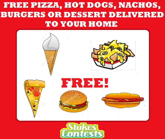 Image FREE Pizza, Burgers, Hot Dogs, Nachos, or Dessert Valued at $18 Delivered to Your Home