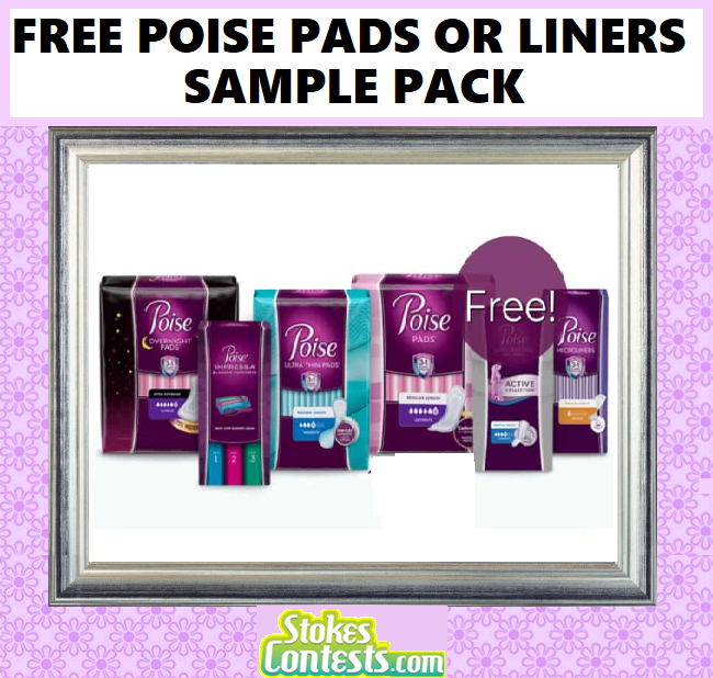 Image FREE Poise Pads or Liners Sample Pack
