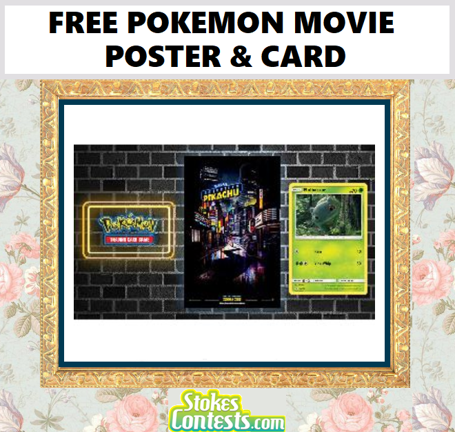 Image FREE Pokémon Movie Poster & Card