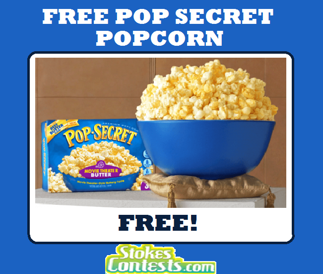 Image FREE Pop Secret Popcorn Sample