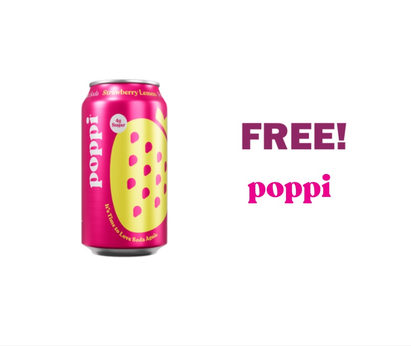 Image FREE 12 oz Can of Poppi Soda 