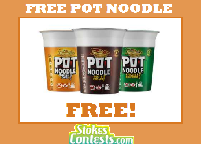 Image FREE Pot Noodle