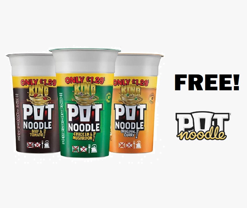 Image FREE Pot Noodle Pack