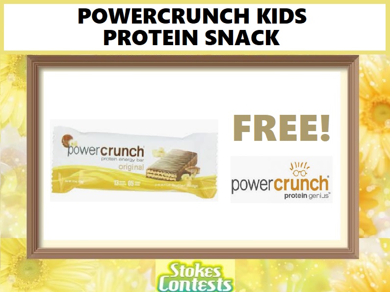 Image FREE PowerCrunch Kids Protein Snack