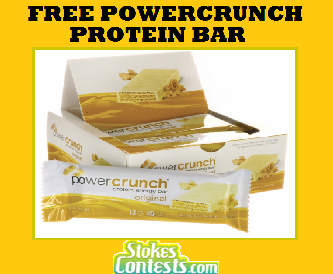 Image FREE PowerCrunch Protein Bar