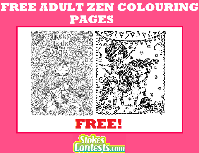 Image FREE Adult Zen Colouring Pages Printable