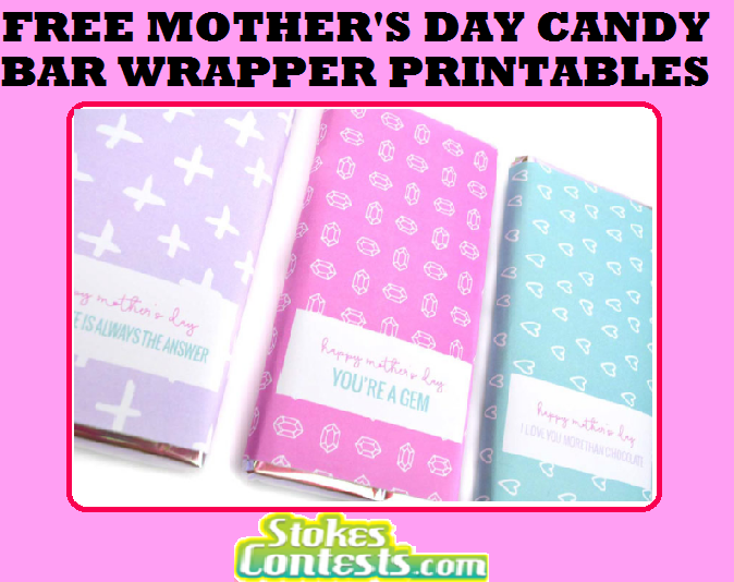 Image FREE Mother's Day Candy Bar Wrapper Printables