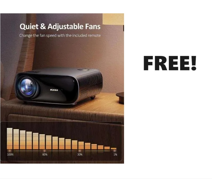 Image FREE Projector / Home Theater with WiFi and Bluetooth