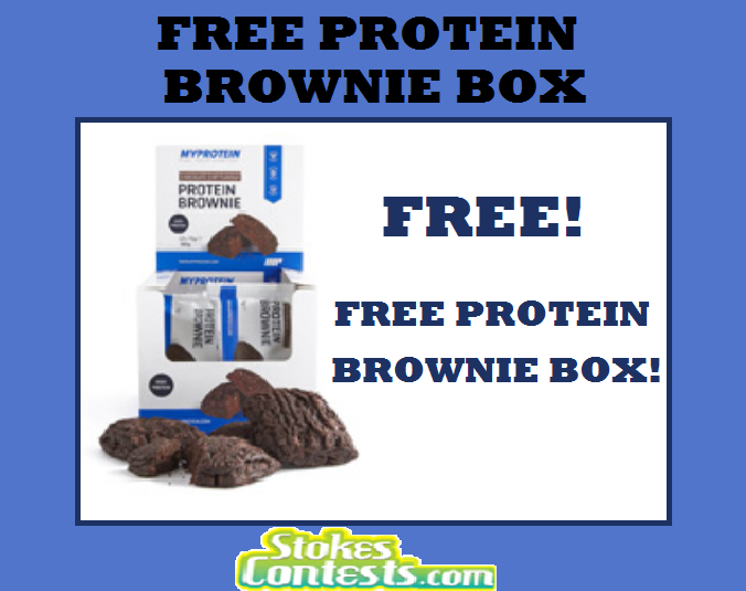 Image FREE Protein Brownie Box Worth £14.49