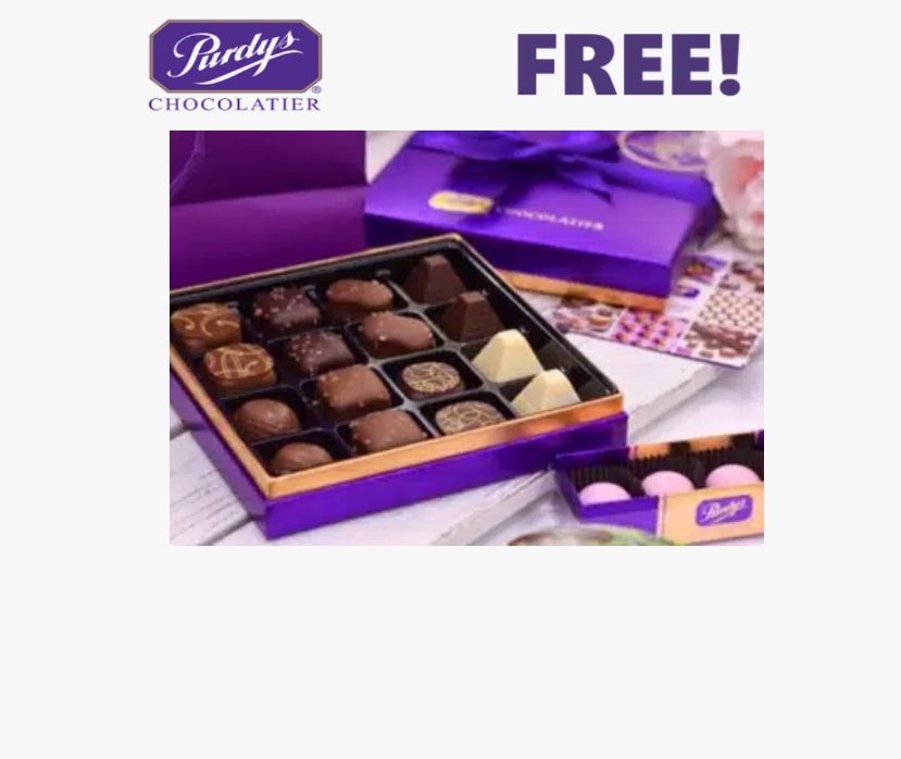 Image FREE BOX of Purdy’s Chocolate Bars