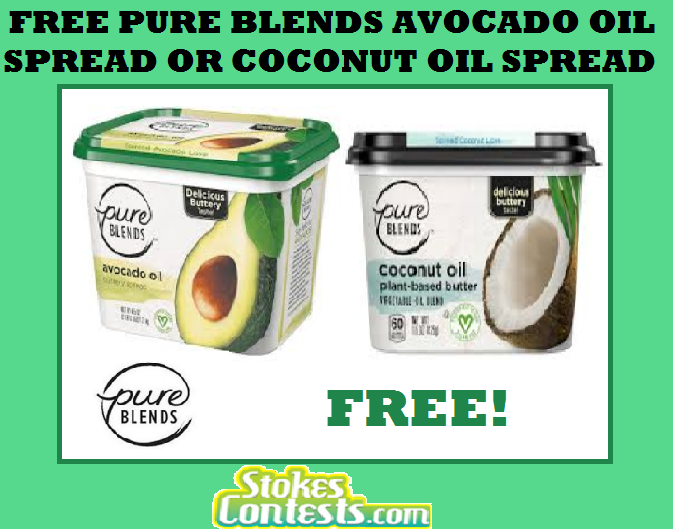 Image FREE Pure Blends Avocado Oil Spread OR Coconut Oil Spread 