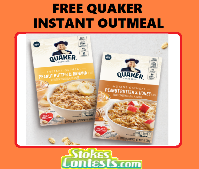 Image FREE Quaker Instant Oatmeal