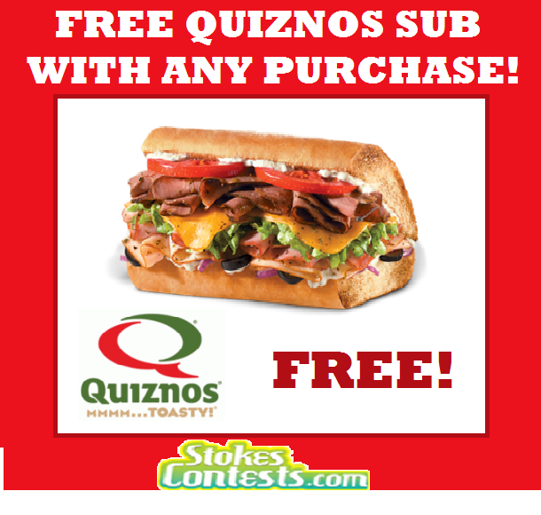 Image FREE Quiznos Sub with Any Purchase